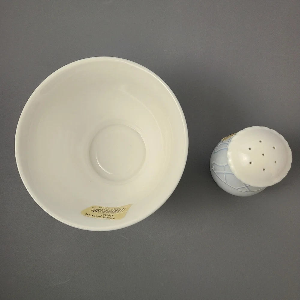 Lenox Swedish Lodge Collection Sugar Bowl Salt Shaker Vintage Set